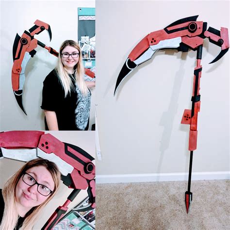 rwby ruby scythe|rwby scythe 3d print.